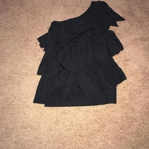 One shoulder mini dress